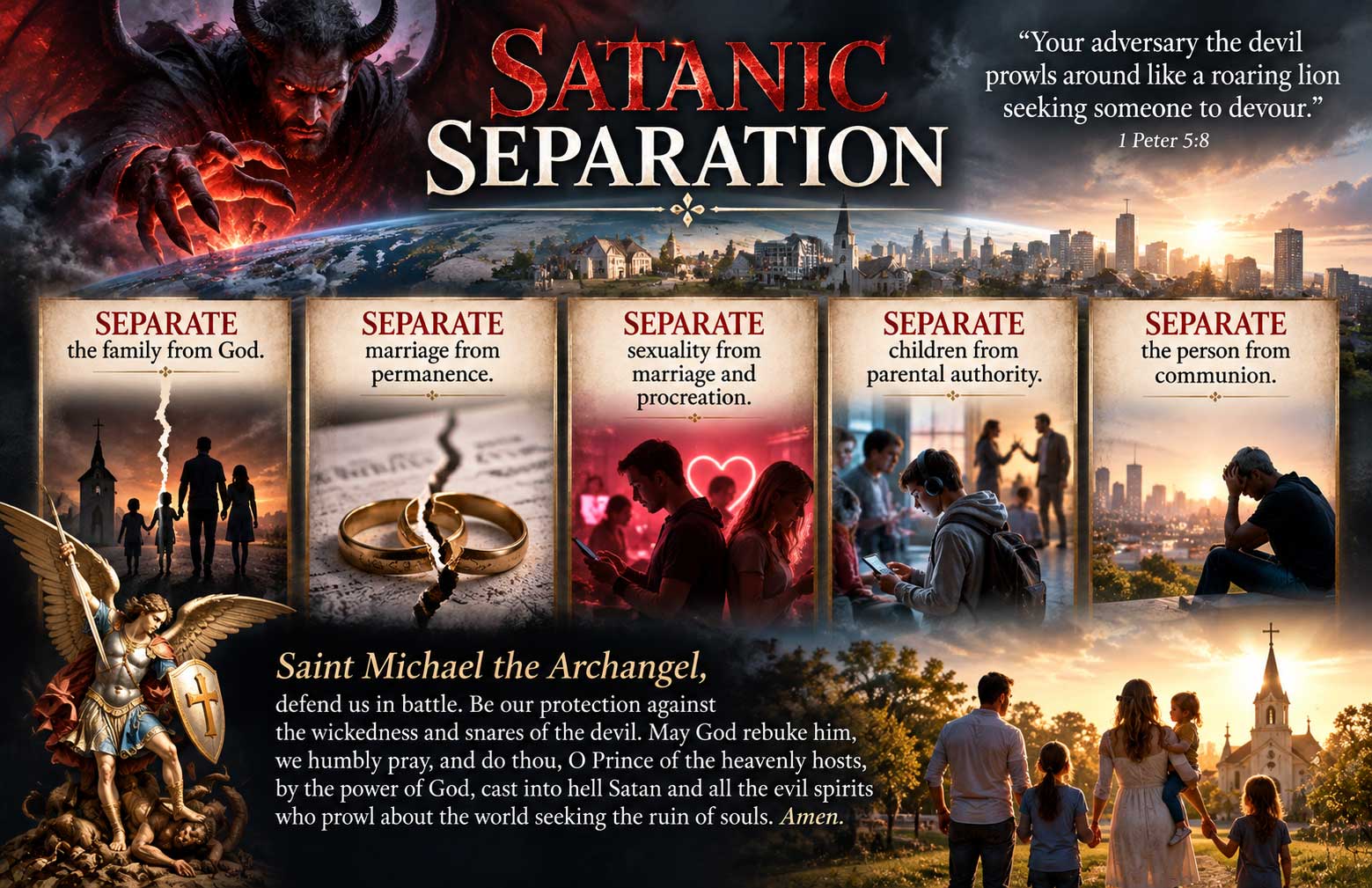 Satanic Separation of Families